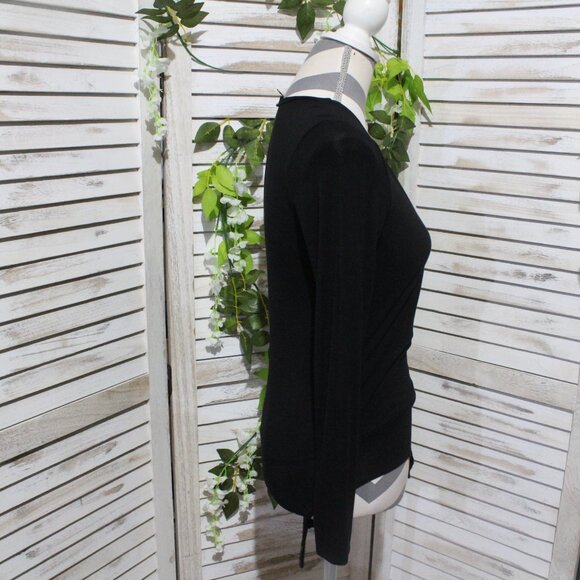 J Crew 365 Black Long Sleeve Body Suit - Picture 5 of 12